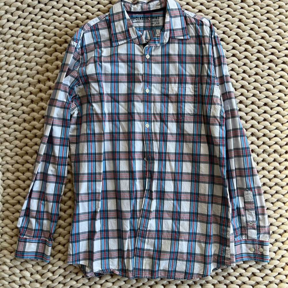 Mens Old Navy the classic shirt slim fit size large tall